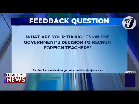 Feedback Question #tvjnews #tvjprimetimenews