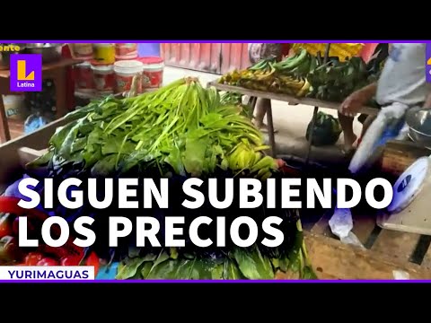 Caída de huaico causa alza en precios de alimentos en Yurimaguas