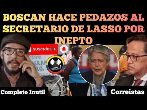ANDERSSON BOSCAN HACE PEDAZOS AL SECRETARIO DE SEGURIDAD DIEGO ORDOÑEZ DE LASSO NOTICIAS RFE TV