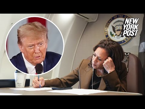 Trump accuses Kamala Harris of staging Hurricane Helene briefing photo