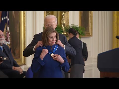 LIVE President Biden Presents the Presidential Medal of Freedom - Nancy Pelosi