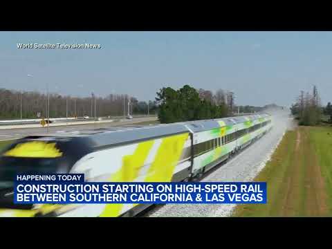 Construction starting on high-speed rail between Southern California and Las Vegas