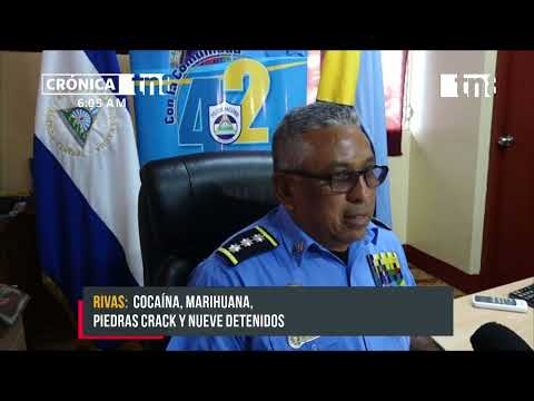 9 detenidos por diferentes delitos en el departamento de Rivas - Nicaragua