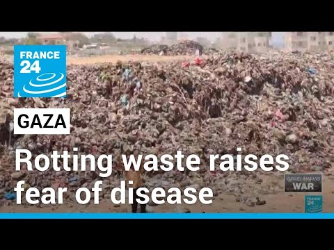 Fears of spread of disease as rotting garbage piles up in Gaza • FRANCE 24 English