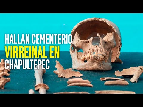 Hallan cementerio virreinal en Chapultepec