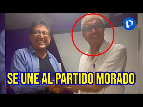 Exministro Daniel Mora Ceballos se une al Partido Morado