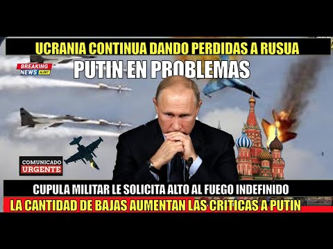 ULTIMO MINUTO! Putin en PROBLEMAS Circulo MILITAR le exige un ALTO al fuego INDEFINIDO en Ucrania