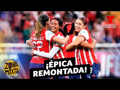Memorable remontada de Chivas sobre América en la Liga MX Femenil | Telemundo Deportes