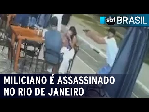 Assassinato de miliciano no Rio pode estar ligado à disputa de território | SBT Brasil (22/01/24)