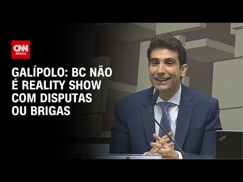 Galípolo: BC não é reality show com disputas ou brigas | CNN ARENA