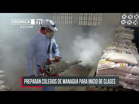Managua: MINSA y MINED garantizan ambiente libre de enfermedades - Nicaragua