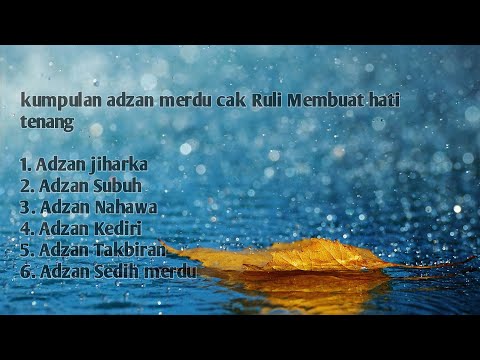 Kumpulan Adzan Cak Ruli Asad Aroma