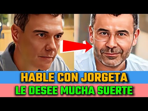 Pedro Sánchez CUENTA qué le DIJO a JORGE JAVIER VÁZQUEZ tras la CANCELACIÓN de SÁLVAME