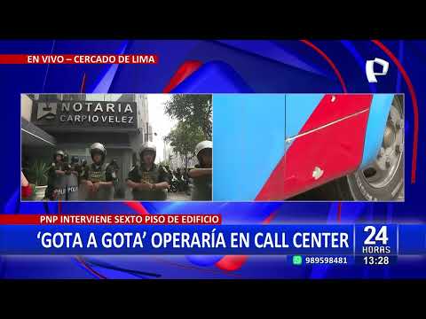 Cercado de Lima: intervienen falso call center donde operaba banda del ‘Gota a Gota’ (2)