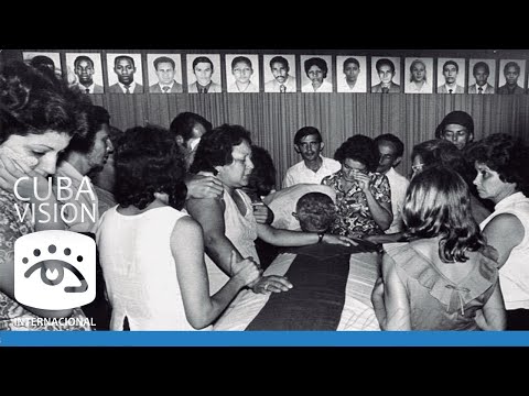 Cuba - 6 de octubre de 1976: Explosión en pleno vuelo de avión cubano procedente de Barbados
