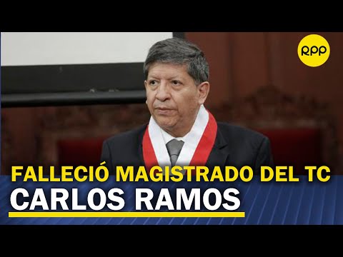Falleció el magistrado del TC, Carlos Ramos Núñez