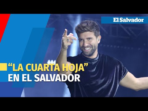 Pablo Alborán conquista El Salvador con su gira La Cuarta Hoja'