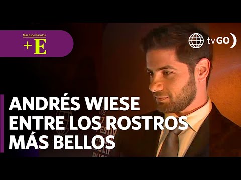 Andrés Wiese es nombrado uno de los rostros más bellos | Más Espectáculos (HOY)