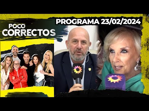 POCO CORRECTOS - Programa 23/02/24 - EL CUMPLE DE MIRTHA Y WALDO WOLFF SOBRE EL PIQUETAZO NACIONAL