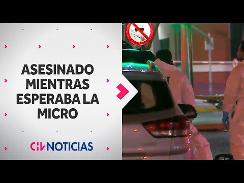 Sujeto asesinado MIENTRAS ESPERABA LA MICRO: Le robaron celular y billetera en Estación Central