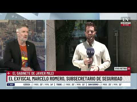 Gabinete de Milei: el exfiscal Marcelo Romero, subsecretario de seguridad