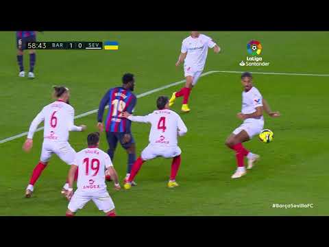 La Liga: Barcelona 3-0 Sevilla | Match Highlights, Goals by Jordi Alba, Gavi, Raphina