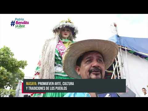 Festival de los pueblos indigenas arte, cultura y tradición, en Masaya - Nicaragua