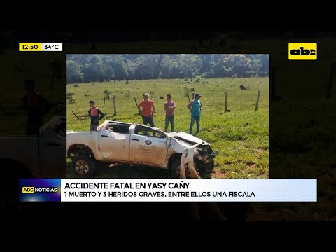 Accidente fatal en Yasy Cañy