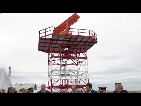 Imágenes de inauguración de radar en aeropuerto internacional de Durazno