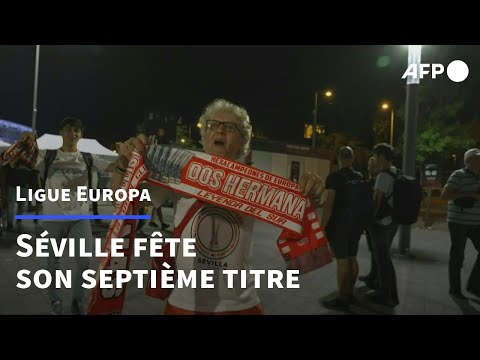 Ligue Europa: les fans du FC Séville au septième ciel européen | AFP