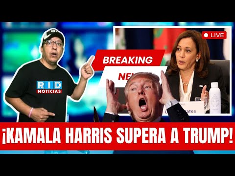 NADIE se lo ESPERABA: Kamala HARRIS SUPERA a Donald TRUMP en nueva encuesta y las apuestas cambian