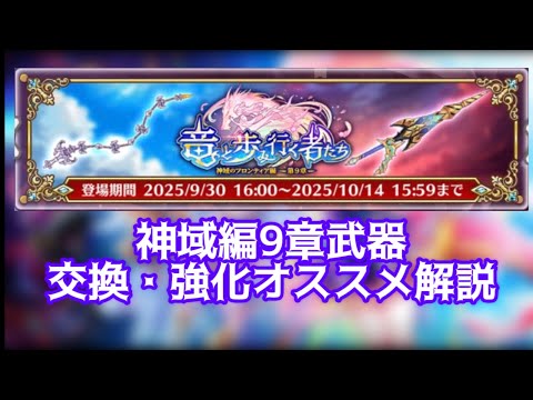 【白猫】神域編9章武器　交換・強化オススメ解説