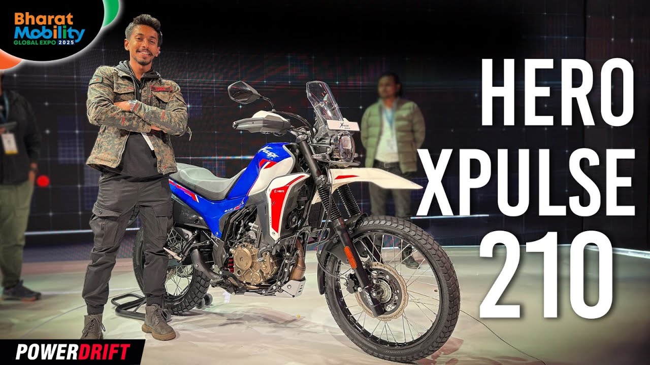 Hero Xpulse 210 | Rs. 1.75 Lakhs | Bharat Mobility Global Expo 2025 | PowerDrift QuickEase