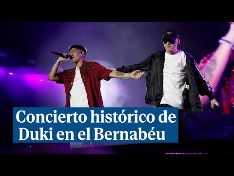 Concierto histórico de Duki en el Bernabéu: el primero de un músico argentino en el estadio