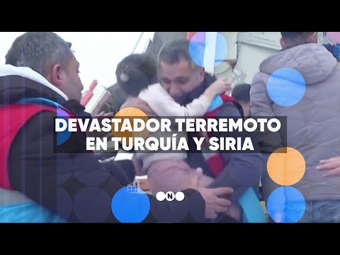 DEVASTADOR TERREMOTO en TURQUÍA y SIRIA - Telefe Noticias