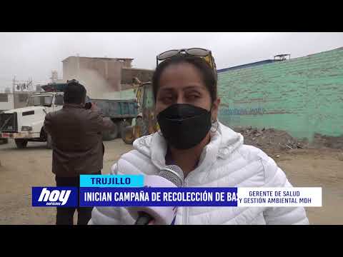 Inician campaña de recolección de basura en Huanchaco
