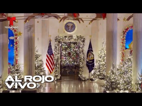 Jill Biden presume esferas familiares que decoran uno de los árboles navideños en la Casa Blanca