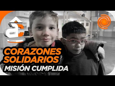 EMOCIONANTE. El agradecimiento del niño que recibió unos lentes gracias a la colecta de su compañero