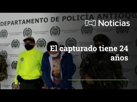 Capturan al presunto responsable de atentado contra patrulla de Policía en Antioquia