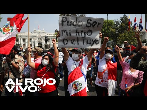 Mueren dos jóvenes durante enfrentamientos con la policía en Perú | Al Rojo Vivo | Telemundo