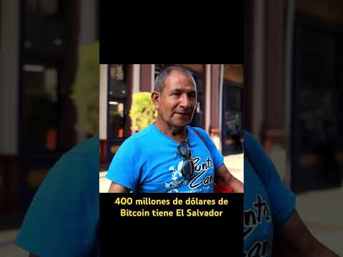 Salvadoreños dudan de los Bitcoin