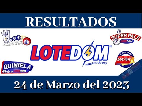 Loteria LoteDom De hoy 24 de Marzo del 2023