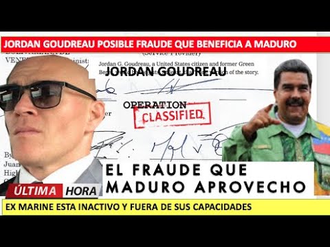 El fraude que Maduro utilizo Jordan Goudreau