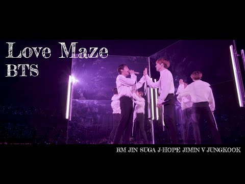 Love Maze【BTS/방탄소년단】-Stage Mix 日本語字幕