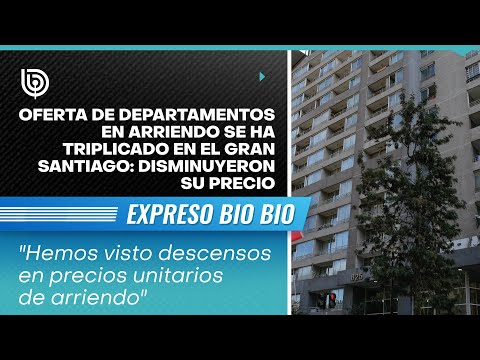 Oferta de departamentos en arriendo se ha triplicado en el Gran Santiago: disminuyeron su precio