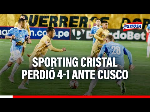 Liga 1: Cusco goleó 4-1 a Sporting Cristal y lo aleja de la cima del Torneo Clausura