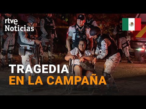 MÉXICO: Al menos 9 MUERTOS y 50 HERIDOS tras el COLAPSO del ESCENARIO en un MITIN | RTVE Noticias