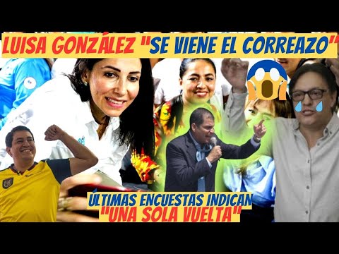 Luisa González y Arauz lideran las encuestas “Lasso destruyo todo, Villavicencio es la continuación”