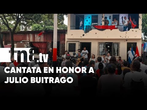 Juventud Sandinista realiza cantata en honor al Comandante Julio Buitrago - Nicaragua