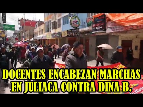 MOVILIZACIONES SE REANUDAN EN JULIACA CONTRA CONGRESO Y DINA BOLUARTE..